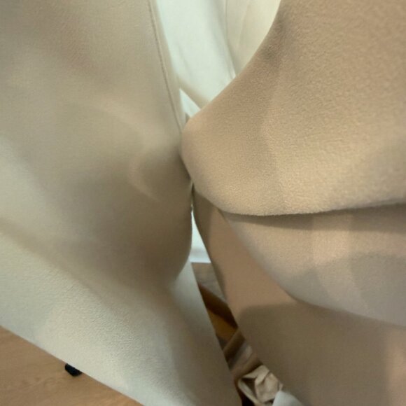 SPANX Opacity Crepe Wrap Blazer, Size M, NWT, Parchment color - Picture 8 of 8